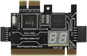 Multifunction Diagnostic Card TL611 PRO PCI-E LPC Motherboard Diagnostic Test for Laptop Computer Mobile Phone