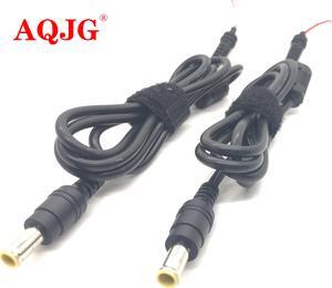2pcs DC 6.5 x 4.4 6.0*4.4mm Power Supply Plug Connector With 1.2meter Cord / Cable for Sony Vaio Laptop Adapter Charger