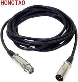 XLR Cable Male to Female M/F 3pin jack Audio Cable For Microphone Mixer 0.5m 1m 1.5m 1.8m 2m 3m 5m
