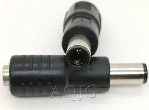 1pcs Strengthening paragraph 5.5*2.1 Female DC power plug adapter to 7.4*5.0 with Pin Connector for HP 1pcs Strengthening paragraph 5.5*2.1 Female DC power plug adapter to 7.4*5.0 with Pin Connector for HP