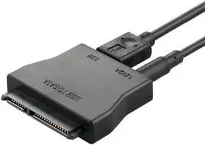 USB 3.0 to SATA Adapter Converter with 12V Power for 2.5 3.5 inch HDD SSD