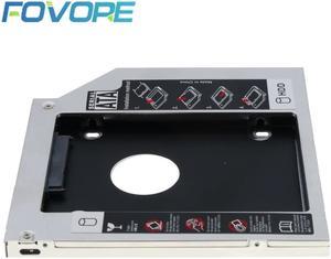 12.7mm Aluminum Hard Disk Drive Bay Universal 2.5 2nd Ssd Hd SATA Hard Disk Drive HDD Caddy Adapter Bay For Cd Dvd