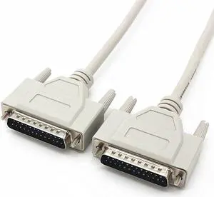 DB25 25Pin 25 Pin Parallel Male to Male LPT Printer DB25 M-M Cable 10M 32FT  Computer cable