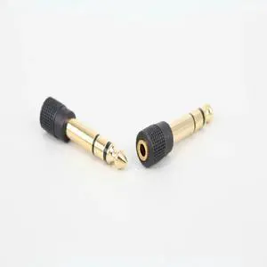 Adapter Jack 6.3 Jack 3.5 Male Female Converter Gold-Plated Stereo Jack 6 -f- 35 DIY Speaker Microphone Audio Connector