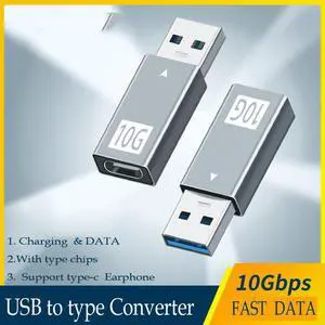 Hight speed 10Gbps Type C Adapter USB C to USB3.0 A Male OTG Charging & Sync Converter for Mobile Phones Laptops Tablets