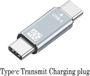 USB 4.0 Type C Adapter USB C Male to Male Converter 40 Gbps Data Sync Adapter Type-C Extension Cable for Laptop Phone Tablet USB 4.0 Type C Adapter USB C Male to Male Converter 40 Gbps Data Sync Adapter Type-C Extension Cable for Laptop Phone Tablet