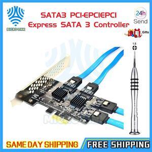 mlc Add On Card SATA3 PCI-E/PCIE/PCI Express SATA 3 Controller Multiplier SATA Card/Expansion PCI E PCIE x1 SATA Port Adapter