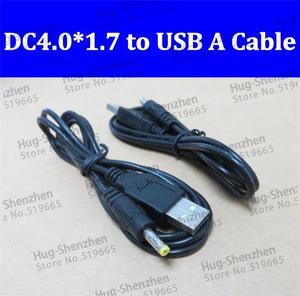 5pcs Article Straight USB A 2.0 male Power Supply Charging Cable to DC 4.0x1.7mm male Connector Cord for Flat psp router etc.