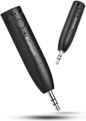 Bluetooth 5.0 Car Kit Mini 3.5mm Jack AUX Handsfree Stereo Music Audio Receiver Adapter for Car Headphone Speaker