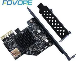 Add On Card PCI Express 3.0 USB 3.1 PCI-E Card PCIE USB Adapter Raiser TYPE-E USB3.1 Gen2 10Gbps + USB2.0 Expansion Card