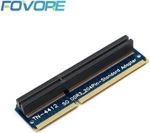 DDR3 SO DIMM to Desktop Adapter SO DIMM DDR3 Memory RAM Adapter Card 204Pin Standard Slot Memory Tester Computer Components