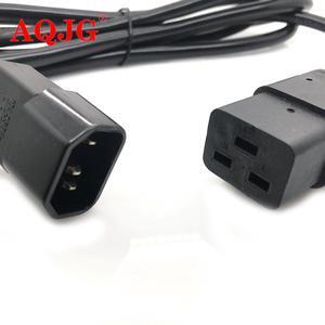IEC320 C14/C19 3X1.5mm square Power Wire,6 FT C14 Female To C19 Male PDU Extension Cord C14-C19 Cord 16A/250V