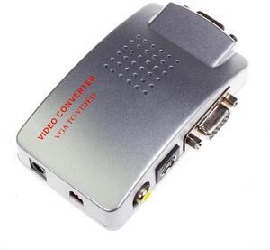 Wholesale Universal PC VGA to TV AV RCA Signal Adapter Converter Video Switch Box Supports NTSC PAL System