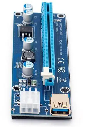 009S Adapter Cable PCI-E1X to 16X image Card Extension Cable Gold-Plated image Card Adapter Board Riser