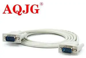 DB15 Male To RS232 DB9 Pin Male Adapter Cable / Video Graphic Extension Cable 140CM Wholesale Dropshipping