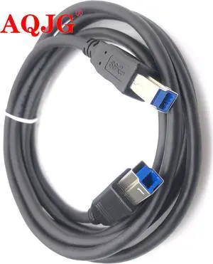 USB 3.0 Type B Male To Type B Male Data Sync Cord Printer Cable 2m For HP IOGEAR Lexmark Samsung