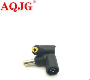 5.5 x 2.5 mm male DC Power Connector Adapter Laptop 5.5*2.5 to 3pin 3hole 90 Degrees Plugs DC jack For Notebook Computer 16VM2