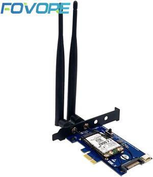 Update PCI-E WiFi Adapter Wifi Bluetooth Adapter Mini PCI Express to PCIE X1 Network Card for Mini PCI E Wifi 3G/4G/LTE+SIM Slot