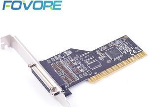 PCI Parallel DB25 Adapter PCI to Parallel DB25 LPT Printer Adapter Converter Card Controller Mos Chip MCS9865