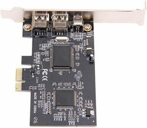 PCI Express PCI-E FireWire 1394a IEEE1394 External Controller Card 3 Port  For Windows XP/Vista/7 32/64 bit With Firewire Cable