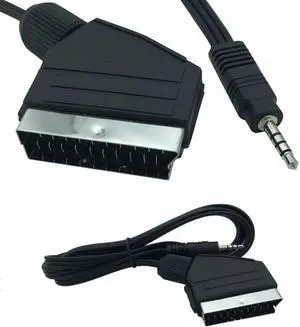 Scart male to DC 3.5mm male audio Stereo  cable  1.5M