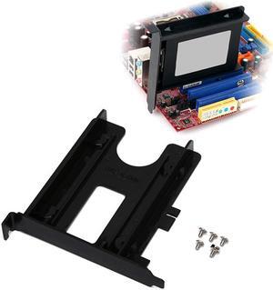 PCI Slot 2.5inch HDD SSD Rear Panel Mount Bracket Hard Drive Adapter Tray Caddy