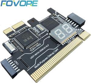 Analyzer LPC Debug Card PCI PCI-E Post Test Kit Motherboard Diagnostic Card