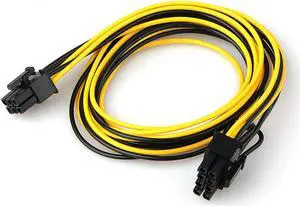 70cm 6 Pin Male To 8 Pin Male Pci Express Power Adapter Cable For Graphics Video Card 6pin To 8pin Pci-E Power Cable