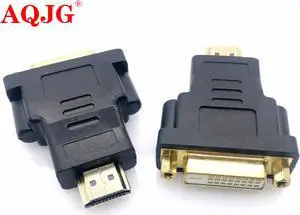 1080P Gold Plated DVI 24+5 Female to HDMI Male Converter Plug HDMI to DVI Convert Adapter For HDTV LCD PS3 PC NoteBook Connector