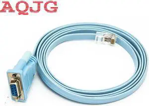 6FT Network RJ45 to RS232 COM Port Serial DB9 Female Router Console Cable Adapter Forcisco Huawei  Router COM