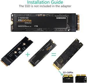 M.2 NVME SSD Convert Adapter Card for Upgrade MacBook Air (2013-2017)