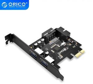 ORICO PVU3-2O2I Desktop 2 Port with VLI chipset USB3.0 PCI Express Card USB3.0 HUB Controller Adapter Card with 19Pin