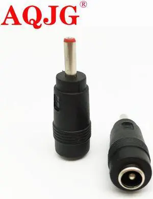50pcs/lot Power DC Jack Connector 5.5*2.1 Female to 3.5*1.35 Male Convertor For laptop Computer  Dc Jack