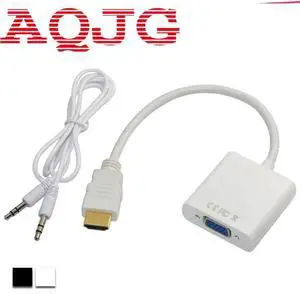 Video Converter Wholesale HDMI Male to VGA RGB Female HDMI to VGA Cable 1080P for PC Laptop