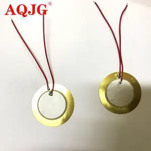 10PCS/LOT ,35mm Piezo Ceramic Element with cable length