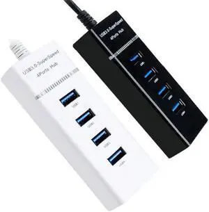 4 ports High Speed HUBs  4 Port USB 3.0 Multi HUB Splitter Expansion For Desktop PC Laptop Adapter USB HUB