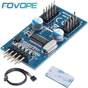 9pin USB header Male 1 to 2 Female Extension Cable Card Desktop 9Pin USB HUB USB 2.0 9 pin Connector Adapter Port Multilier