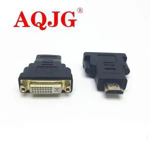 DVI to HDMI Adapter Converter DVI 24+5 Male to HDMI Female Converter for HDTV LCD PC Computer DVD Projector PS3 PS4 TV BOX