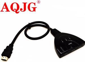 hdmi hub 3 Port 1080P 3D HDMI Switcher Switch Splitter Hub with Cable for PC TV HDTV DVD PS3 Xbox 360 Cable box