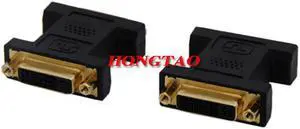 DVI-I(24+5) Female to Female 1080p adapter F/F exstend adapter  Computer TV adapter Connector  DVI TO DVI Famle Black