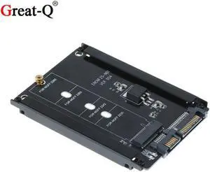 B+M Key M.2 NGFF SSD To 2.5 SATA 6Gb/s Adapter m2  to SATA  converter  With 5 Screw Metal case