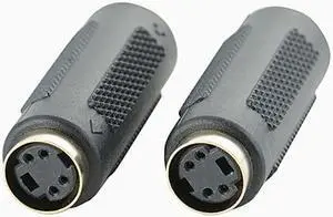 S-Video Adapter Female to Female Coupler/Gender Changer, Mini Din 4 PIN Female to Female S-Video Coupler Extender Adapter S-Video Adapter Female to Female Coupler/Gender Changer, Mini Din 4 PIN Female to Female S-Video Coupler Extender Adapter