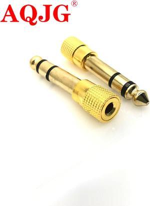 Jack 6.5 6.35mm Male Plug to 3.5mm Female Connector Headphone Amplifier Audio Adapter Microphone AUX 6.3 3.5 mm Converter