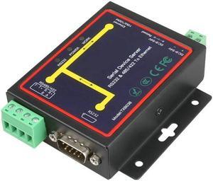 Industrial RJ45 to RS232 RS485 RS422 ethernet to DB9 male ModbusTCP/RTU converter