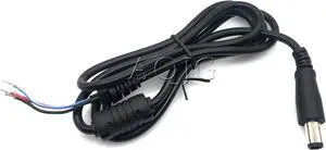 DC Tip 7.4x5.0mm Power Plug Socket Connector with Cord/Cable for DELLLaptop 1.2M Promotion Computer DC Connector  cord forHP