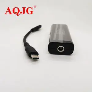 Dc Power Cable Cord Charger Laptop Adapter Connector Converter 5.5*2.1mm Female to USB Type C for Lenovo Asus Dell 20V 2.25A 45W