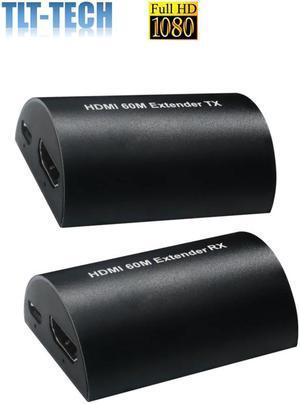 One pair 60M HDMI To Ethernet RJ45 Extender Converter Over cat5 cat6 cat7 full hd 1080p 60Hz