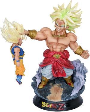 Anime Dragon Ball Figures Goku Broly Muscle Series Berserkers Berserker Broly vs Goku 17CM PVC Collection Model Toys Gifts