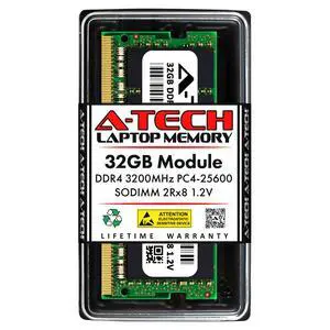 32GB PC4-25600 SODIMM (Replacement for Micron MTA16ATF4G64HZ-3G2E1) Memory RAM 32GB PC4-25600 SODIMM (Replacement for Micron MTA16ATF4G64HZ-3G2E1) Memory RAM
