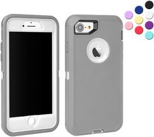 iPhone 7 iPhone 8 Heavy Defender Duty Case - Gray